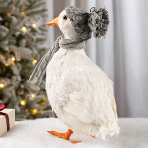 Декоративная фигура Гусь Тувин - Warm heart 36*30 см Christmas Deluxe фото 3