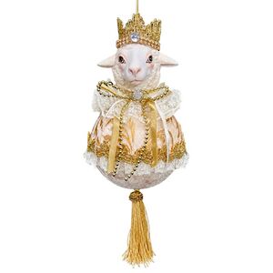 Елочная игрушка Овечка Жасмин - Царский Бал 25 см