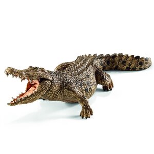 Фигурка Крокодил 18 см с подвижной нижней челюстью