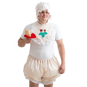 Взрослый карнавальный костюм Младенец, 52-54 размер