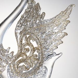 Елочная игрушка Царевна-Лебедь, 12 см, шампань, подвеска Forest Market фото 5