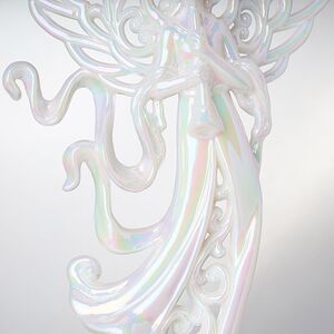 Елочная игрушка Ангел Благовестник 17 см серебряный, подвеска Forest Market фото 5