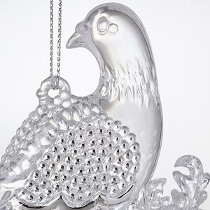 Елочная игрушка Птичка Голубка 10 см, подвеска Forest Market фото 4