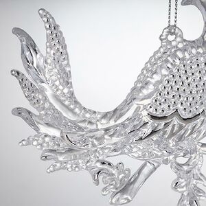 Елочная игрушка Птичка Голубка 10 см, подвеска Forest Market фото 8