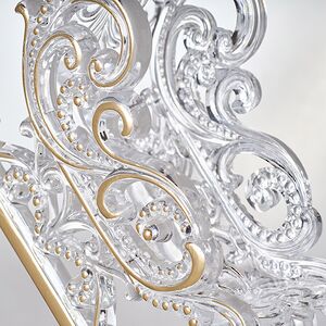 Елочная игрушка Санки - Морозные узоры 10 см, подвеска Forest Market фото 6