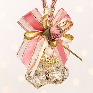 Елочная игрушка Бриллиантовая Гроздь 15 см розовая, подвеска Forest Market фото 11