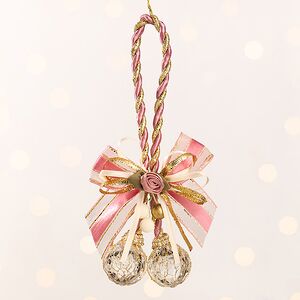 Елочная игрушка Бриллиантовая Гроздь 15 см розовая, подвеска Forest Market фото 3