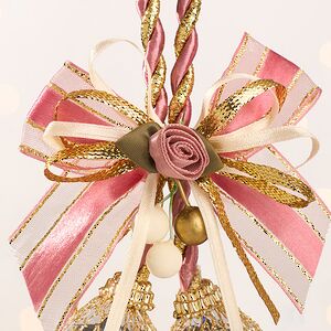 Елочная игрушка Бриллиантовая Гроздь 15 см розовая, подвеска Forest Market фото 5