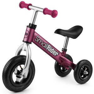 Беговел-каталка трансформер Small Rider Jimmy, надувные колеса 8"/6", вишневый Small Rider фото 1
