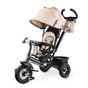 Вездеходный трехколесный велосипед Small Rider Discovery Light с ручкой и капюшоном, бежевый Small Rider (Смол Райдер) фото 1