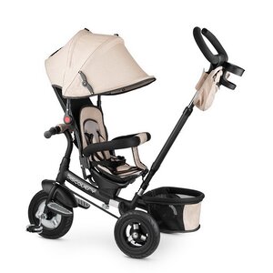 Вездеходный трехколесный велосипед Small Rider Discovery Light с ручкой и капюшоном, бежевый Small Rider (Смол Райдер) фото 2