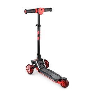 Трехколесный самокат Small Rider Premium Pro с ревом мотора, светящимися колесами и платформой, 120/100 мм, красный Small Rider (Смол Райдер) фото 2