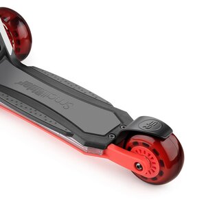 Трехколесный самокат Small Rider Premium Pro с ревом мотора, светящимися колесами и платформой, 120/100 мм, красный Small Rider (Смол Райдер) фото 7