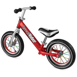 Беговел Small Rider Foot Racer 2 AIR, надувные колеса 12" с цветными спицами, красный Small Rider фото 3