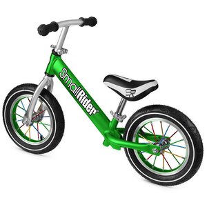 Беговел Small Rider Foot Racer 2 AIR, надувные колеса 12" с цветными спицами, зеленый Small Rider фото 3