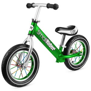Беговел Small Rider Foot Racer 2 AIR, надувные колеса 12" с цветными спицами, зеленый Small Rider фото 4