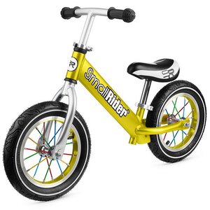 Беговел Small Rider Foot Racer 2 AIR, надувные колеса 12" с цветными спицами, золотой Small Rider фото 4