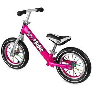 Беговел Small Rider Foot Racer 2 AIR, надувные колеса 12" с цветными спицами, розовый Small Rider фото 3