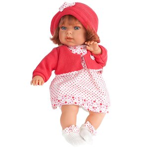 Кукла Памела в красном 37 см говорящая