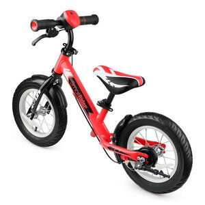 Беговел Small Rider Roadster 2 AIR Plus с ревом мотора и LED подсветкой, надувные колеса 12", красный Small Rider фото 3