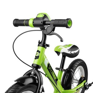 Беговел Small Rider Roadster 2 AIR Plus с ревом мотора и LED подсветкой, надувные колеса 12", зеленый Small Rider фото 4