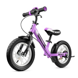 Беговел Small Rider Roadster 2 AIR Plus с ревом мотора и LED подсветкой, надувные колеса 12", фиолетовый Small Rider фото 1