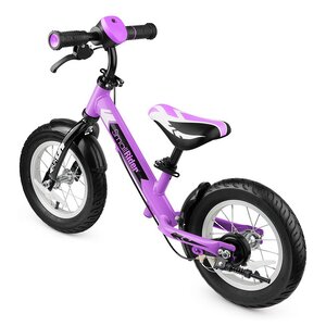 Беговел Small Rider Roadster 2 AIR Plus с ревом мотора и LED подсветкой, надувные колеса 12", фиолетовый Small Rider фото 3