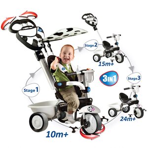 Велосипед Smart Trike Zoo (3 в 1), Корова Smart Baby Toys фото 2