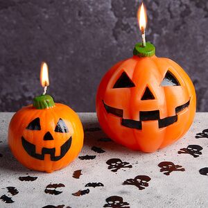 Декоративная свеча Джек-фонарь 6 см Омский Свечной фото 3