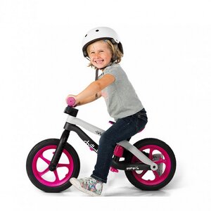 Беговел в стиле трюкового "Chillafish BMXie-RS", колеса 12", розовый Chillafish фото 3