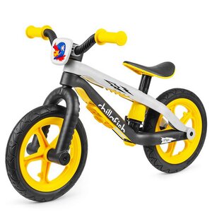 Беговел в стиле трюкового Chillafish BMXie-RS, колеса 12", желтый