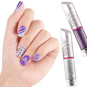 Художественный маникюр "Фиолетовый с серебряным" Style me up! фото 2