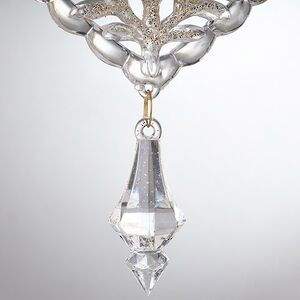 Елочная игрушка Сердце - Голубиная нежность 15 см, подвеска Forest Market фото 3