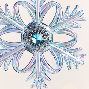 Елочная игрушка Снежинка Марсельеза 13 см Forest Market фото 4