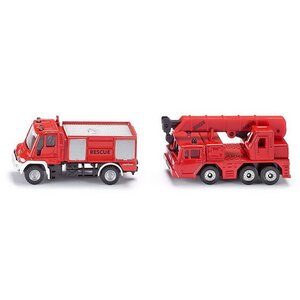 Набор пожарных машин Unimog, 2 шт, 1:87 SIKU фото 1