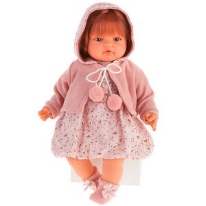 Кукла Изабелла в светло-розовом 42 см плачущая