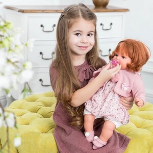 Кукла Изабелла в светло-розовом 42 см плачущая Antonio Juan Munecas фото 2