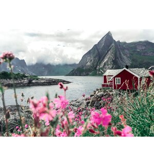 Пазл Рейне, Лофотенские острова, Норвегия, 1000 элементов