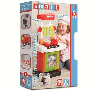 Электронная детская кухня Smart 65 см 15 предметов, звук Smart фото 3