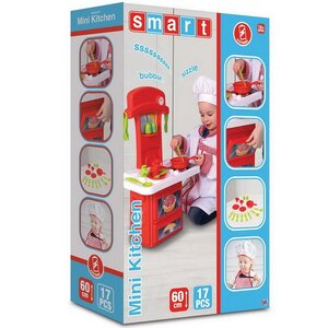 Детская кухня Smart Mini 60 см, 14 предметов, со звуком HTI фото 3