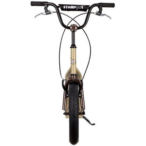 Внедорожный самокат Novatrack City Line, надувные колеса 16"/12", 2 тормоза, бежевый, до 120 кг Novatrack (Новатрэк) фото 3