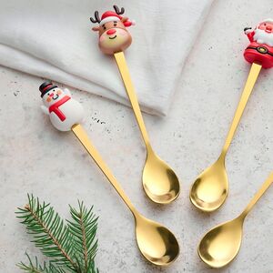 Набор новогодних ложек Santas Banquet 4 шт Koopman (Купман) фото 7