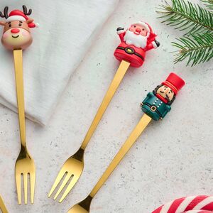 Набор новогодних вилок Christmas Banquet 4 шт Koopman (Купман) фото 6
