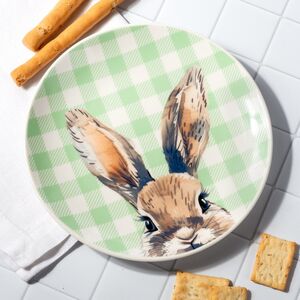 Пасхальное блюдо Пасхальный Зайка 19 см зеленое Koopman (Купман) фото 3