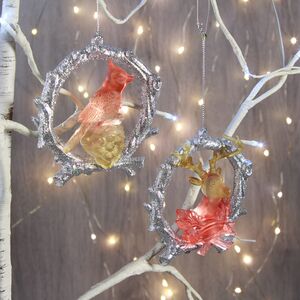 Елочная игрушка Венок с Оленем 11 см, подвеска Forest Market фото 5