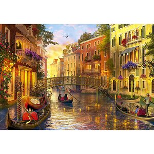 Пазл Закат в Венеции, 1500 элементов