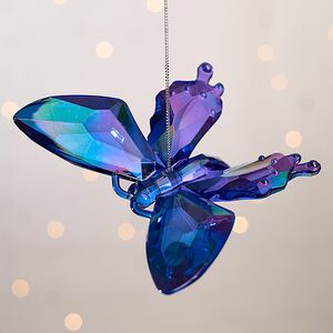 Елочная игрушка Бабочка Тропическая 15 см, подвеска Forest Market фото 3