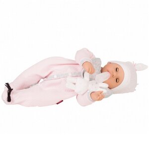 Кукла-младенец Куки с зайчиком 48 см с аксессуарами, закрывает глаза Gotz фото 2