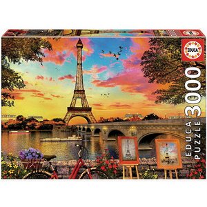 Картина-пазл Закат в Париже, 3000 элементов Educa фото 2
