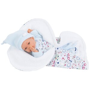 Кукла - младенец Мио в голубом 29 см говорящая Antonio Juan Munecas фото 1